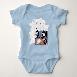 Body Para Bebê Boo Baby Halloween