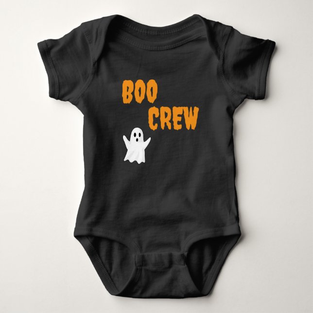 Body Para Bebê Boo Crew Fantasma Bebê (Frente)