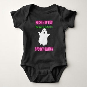 Body Para Bebê Boo de Encerramento Você Acendeu Meu Switch Spooky