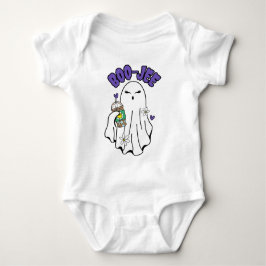 Body Para Bebê Boo-Jee Cute halloween Ghost com café gelado