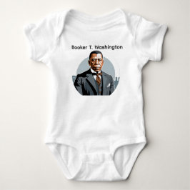 Body Para Bebê Booker T. Washington - História Negra