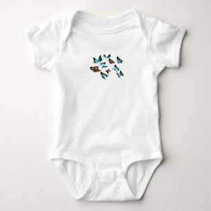 Body Para Bebê Borboleta