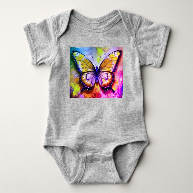 Body Para Bebê Borboleta (Frente)