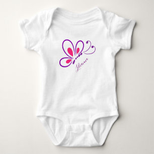 Body Para Bebê Borboleta