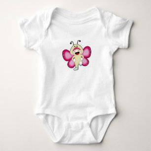 Body Para Bebê Borboleta com roupa