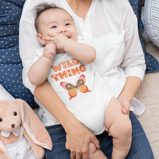 Body Para Bebê Borboleta de Coisa Selvagem Boho Chic (Criador carregado)