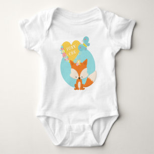 Body Para Bebê Borboleta Foxy One Heart
