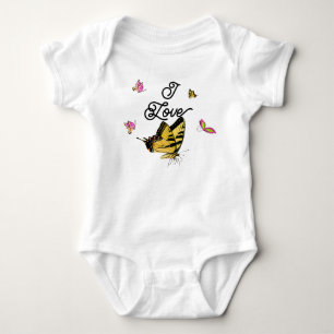 Body Para Bebê Borboletas