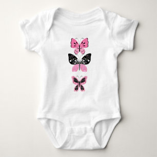 Body Para Bebê Borboletas bonito