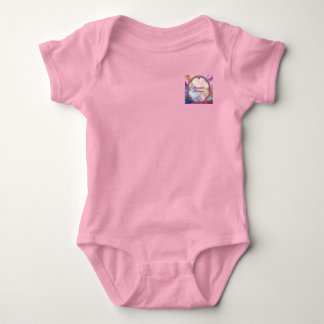 Body Para Bebê Borda Chique Colorida Seda Pastel Personalizar