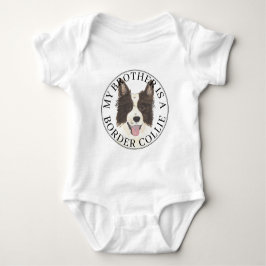 Body Para Bebê Border Collie Cachorro Irmão Mais Velho