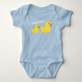 Body Para Bebê Borracha Ducky Little Brother