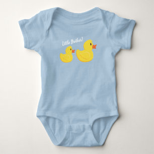 Body Para Bebê Borracha Ducky Little Brother