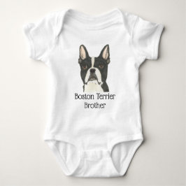 Body Para Bebê Boston Terrier personalizável