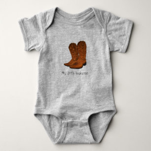 Body Para Bebê Botas de vintage