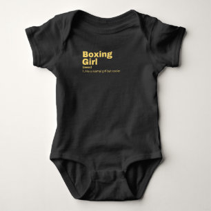 Body Para Bebê Boxing Girl - Boxing