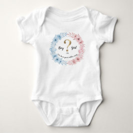Body Para Bebê Boy or Girl? – Gender Reveal Baby Bodysuit 