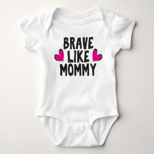 Body Para Bebê Brave como mamães