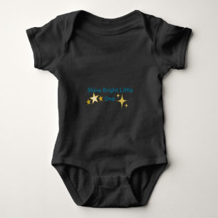 Body Para Bebê Brilhe Forte Pequeno Um Bebê Onesis