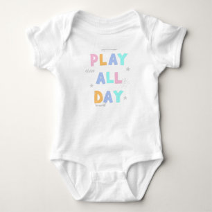 Body Para Bebê Brincadeira de Bebê o Dia Todo
