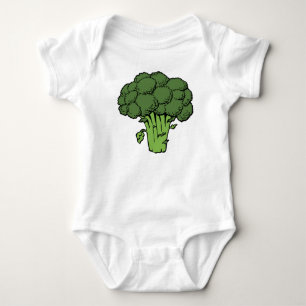 Body Para Bebê Brócolis Verde