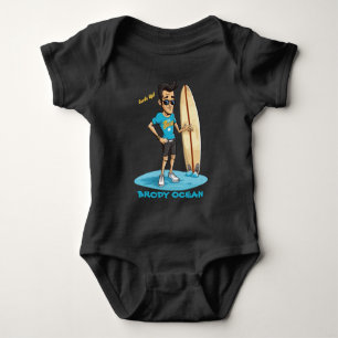 Body Para Bebê Brody Ocean Wavecrest