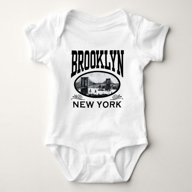 Body Para Bebê Brooklyn (Frente)