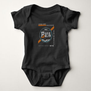 Body Para Bebê Brooklyn Marca Urbana Bebê Bodysim: Estilo Adoráve