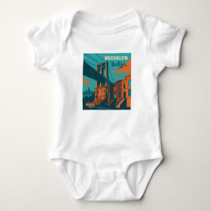 Body Para Bebê Brooklyn Nova York