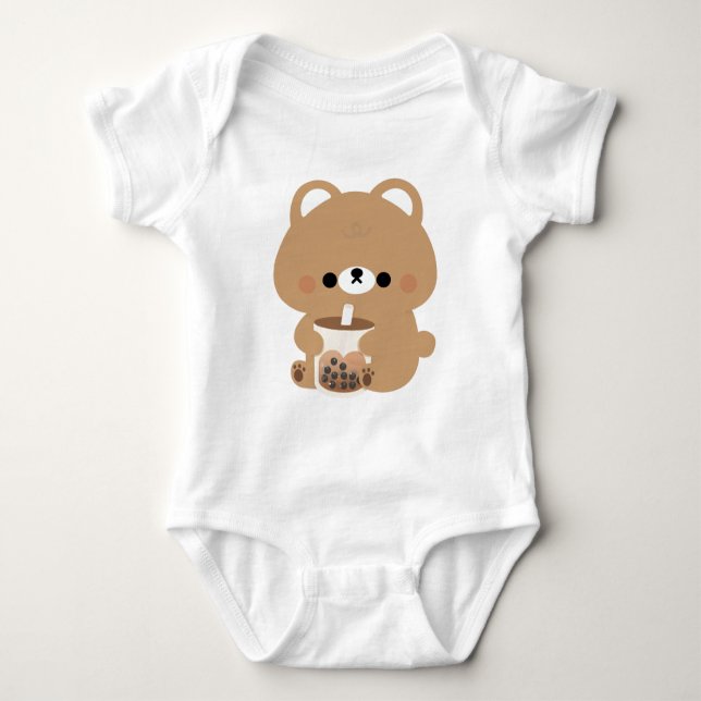 Body Para Bebê Brown Bear Boba (Frente)