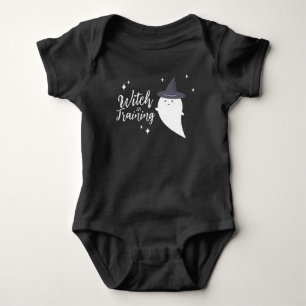 Body Para Bebê Bruxa de Halloween no Treinamento de Roupa-de-Mort