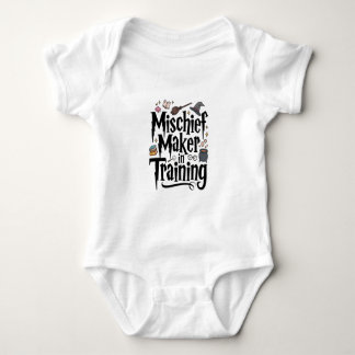 Body Para Bebê Bruxo Bebê em Treinamento para Fazedor de Travessu