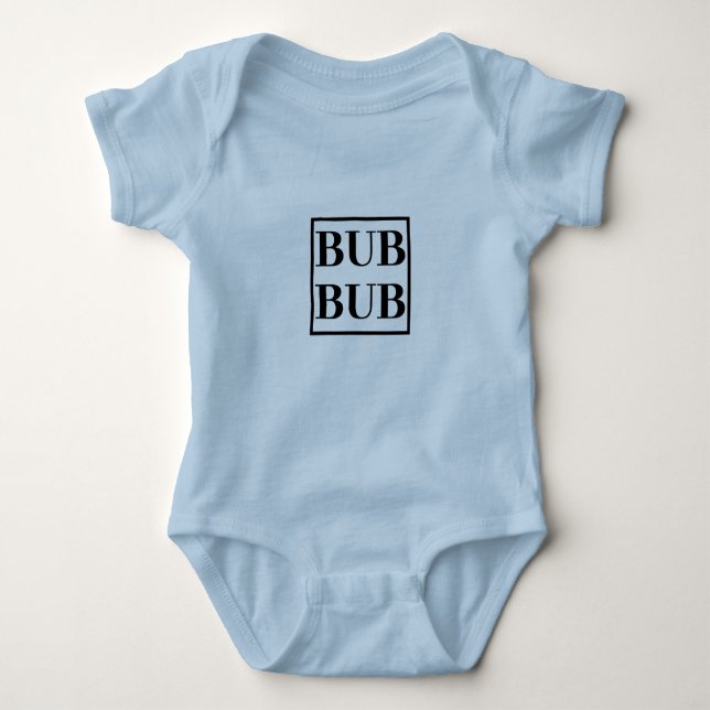 Body Para Bebê BUB BUB (Consulte Correspondência do DA MÃE MÃE et (Frente)