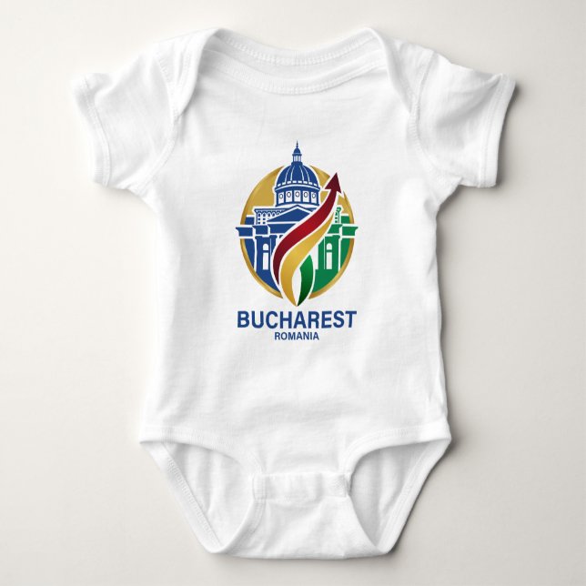 Body Para Bebê Bucareste Romênia Europa Oriental (Frente)