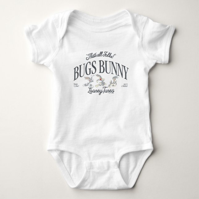 Body Para Bebê BUGS BUNNY™ Através dos Anos (Frente)