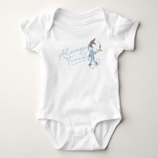 Body Para Bebê BUGS BUNNY™ Sempre Cansado (Frente)