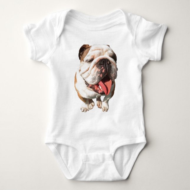 Body Para Bebê Buldogue (Frente)