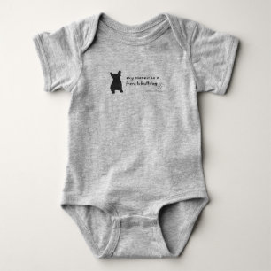 Body Para Bebê buldogue francês