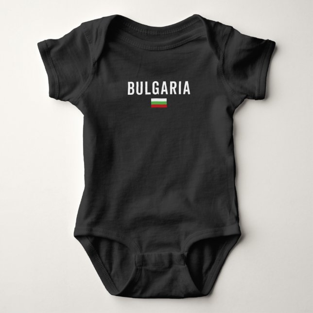 Body Para Bebê Bulgaria Flag - Patriotic Flag (Frente)