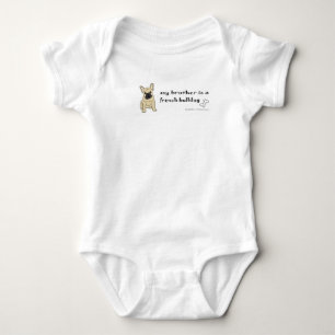Body Para Bebê Bulldog Francês