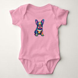 Body Para Bebê Bulldog Francês Fofo