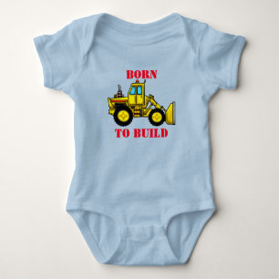 Body Para Bebê Bulldozer Baby Jersey