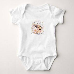 Body Para Bebê Bumble Bebê Doce com Flores