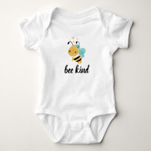 Body Para Bebê Bumblebee Bind Corações Amarelo