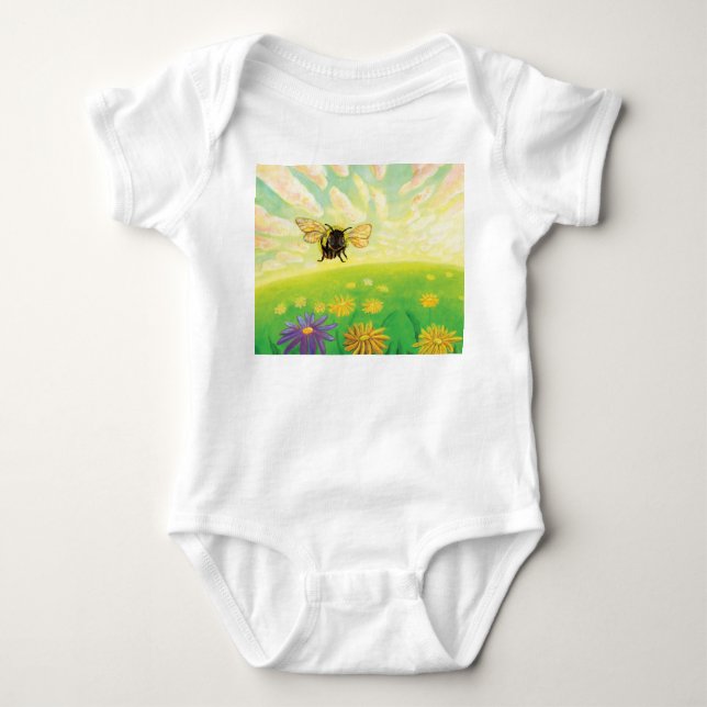 Body Para Bebê Bumblebee no Horizonte (Frente)