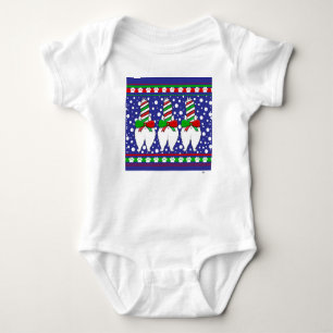 Body Para Bebê Bumbum de Natal Verde