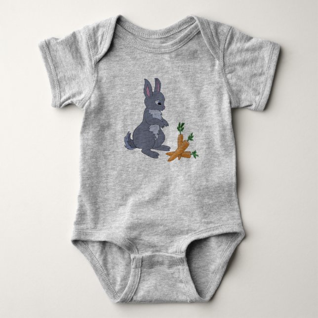 Body Para Bebê Bunny (Frente)