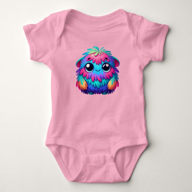 Body Para Bebê Buntes Tierchen (Frente)