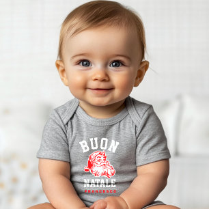 Body Para Bebê Buon Natale Vintage Papais noeis Baby Bodydress