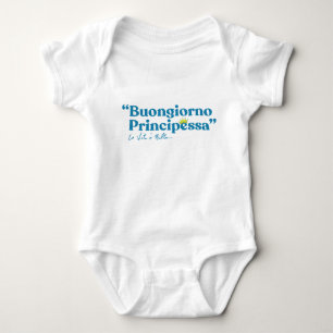Body Para Bebê Buongiorno Principessa